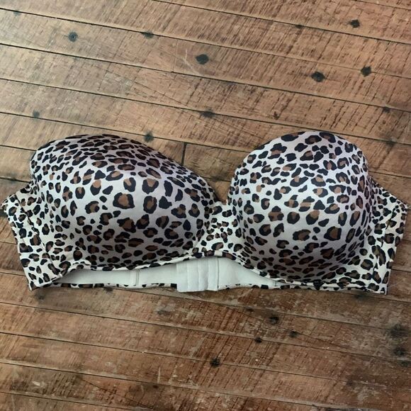 Cacique leopard spot full coverage 44D full figure bra - Picture 1 of 3